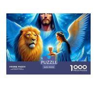 Jesus - Religion 1000 Piece Jigsaw Puzzle for Adults - Christian Faith Unique, Challenging, Family Activity, Collectible, 'What Happens Next' 70x50cm/1000pcs