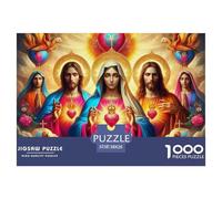 Jesus - Religion 1000 Piece Jigsaw Puzzle for Adults - Christian Faith Unique, Rewarding, Family Activity, Collectible 38x26cm/1000pcs