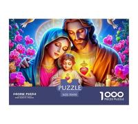 Jesus - Religion 1000 Piece Jigsaw Puzzle for Adults - Christian Faith Unique, Rewarding, Family Activity, Collectible 70x50cm/1000pcs