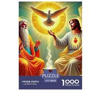 Jesus - Religion 1000 Piece Jigsaw Puzzle For Adults Educational Games Stress Relief Puzzle Cultivate The Spirit of Teamwork for Men, Women, Elders, Seniors 38x26cm/1000pcs