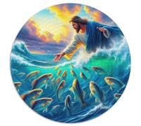 Jesus - Religion 1000 Piece Jigsaw Puzzle For Adults Educational Games Stress Relief Puzzle Exercise The Memory of The Brain for Family Decorations 1000pcs (67.5x67.5cm)