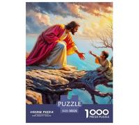 Jesus - Religion 1000 Piece Jigsaw Puzzle For Adults Educational Games Stress Relief Puzzle Exercise The Memory of The Brain for Adults And Kids, Age 12 Years Up 38x26cm/1000pcs