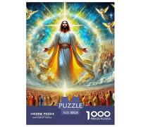Jesus - Religion 1000 Piece Jigsaw Puzzle For Adults Family Challenge Toys Stress Relief Puzzle Cultivate The Spirit of Teamwork for Men, Women, Elders, Seniors 38x26cm/1000pcs