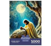 Jesus - Religion 1000 Piece Jigsaw Puzzle For Adults Family Challenge Toys Stress Relief Puzzle Exercise The Memory of The Brain for Adults And Kids, Age 12 Years Up 70x50cm/1000pcs