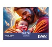 Jesus - Religion 1000 Piece Jigsaw Puzzle - For Adults & Kids - Christian Faith Unique, Premium Quality, Family Activity, DIY Wall Decor 70x50cm/1000pcs