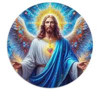 Jesus - Religion 1000 Piece Jigsaw Puzzle for Adults Religious Art Brainteasing Jigsaws Challenge Games Great Gift 1000pcs (67.5x67.5cm)