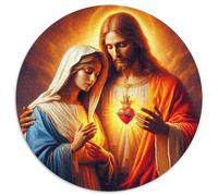 Jesus - Religion 1000 Piece Jigsaw Puzzle for Adults Religious Art Colourful Jigsaws Educational Games Creativity & Gift Giving 1000pcs (67.5x67.5cm)