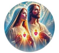 Jesus - Religion 1000 Piece Jigsaw Puzzle for Kids And Adults Religious Art Brainteasing Jigsaws Challenge Games Great Gift 1000pcs (67.5x67.5cm)