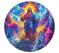 Jesus - Religion 1000 Piece Jigsaw Puzzle for Kids And Adults Religious Art Brainteasing Jigsaws Educational Games Great Gift 1000pcs (67.5x67.5cm)