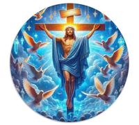 Jesus - Religion 1000 Piece Jigsaw Puzzle for Women, Men Religious Art Brainteasing Jigsaws Educational Games Creativity & Gift Giving 1000pcs (67.5x67.5cm)