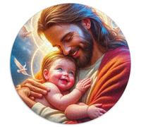 Jesus - Religion 1000 Piece Jigsaw Puzzle for Women, Men Religious Art Colourful Jigsaws Educational Games Creativity & Gift Giving 1000pcs (67.5x67.5cm)