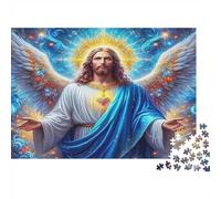 Jesus - Religion 1000 Piece Jigsaw Puzzle of Premium Cardboard Personalised Jigsaws As A Stress Relief Puzzle for Fun Activity for Home 52x38cm/1000pcs