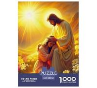 Jesus - Religion, 1000-piece Jigsaw Puzzle, Satisfying Creative Diversion Enhancing Mood Confidence Accomplishment, Pleasant Home Based Entertainment Suitable for Quiet Nights Weekends, Suitable for A