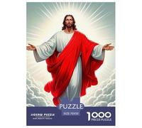 Jesus - Religion, 1000-piece Jigsaw Puzzle, Stimulating Brain Training Game Encouraging Logical Thinking Patience Observation, Enjoyable Family Competition Bonding Experience during Weekends Holidays,