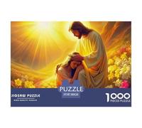 Jesus - Religion, 1000-piece Jigsaw Puzzle, Stimulating Brain Training Game Encouraging Logical Thinking Patience Observation, Enjoyable Family Competition Bonding Experience during Weekends Holidays,