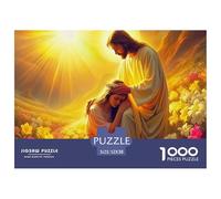 Jesus - Religion, 1000-piece Jigsaw Puzzle, Thoughtful Recreational Challenge Promoting Attentiveness Dexterity Steady Progress, Ideal Companion for Calm Personal Reflection Shared Participation, Suit