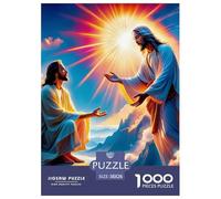Jesus - Religion 1000 Piece Jigsaw Puzzles for Adults Challenge High Difficulty Home Decoration Family Puzzle Game Birthday Gifts 38x26cm/1000pcs