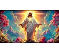 Jesus-Religion 1000 Piece Jigsaw Puzzles for Adults Family Challenge Toys Jigsaw Puzzle Home Decors for Adults and Kids Age 12 Years Up 75x50cm/1000pcs