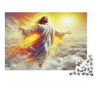 Jesus - Religion 1000 Piece Jigsaw Puzzles for Adults in Vibrant Colours Jigsaws for Adults for Educational Game Challenge As Wall Art for Living Room 52x38cm/1000pcs