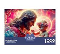 Jesus - Religion 1000 Piece Jigsaw Puzzles Suitable for Decompression And Wall Decor Birthday Gifts Challenge Toy Gifts for Adults And Kids 38x26cm/1000pcs