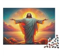 Jesus - Religion 1000 Piece Jigsaws with Perfect Snap Fit Centenary Jigsaws for A Sustainable Hobby As Wall Art Puzzle for Self-care Gifts 52x38cm/1000pcs