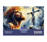 Jesus - Religion 1000 Pieces Jigsaw Puzzles Engaging Home Decoration Jigsaw Puzzle Home Decoration for Adults & Families 70x50cm/1000pcs