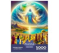 Jesus - Religion 1000 Pieces Jigsaw Puzzles For Adults Challenging Game Stress Relieving Entertainment Exercise The Memory of The Brain for The Whole for Women, Gifts for Men 70x50cm/10