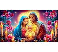 Jesus-Religion 1000 Pieces Jigsaw Puzzles for Adults Educational Games Jigsaw Puzzle Home Decoration for Adults and Kids Age 12 Years UpJesus-Religion38x52cm/1000pcs