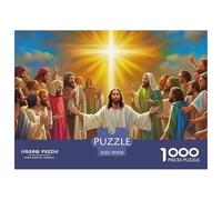 Jesus - Religion 1000 Pieces Jigsaw Puzzles For Adults Educational Games Stress Relieving Entertainment Exercise The Memory of The Brain for Adults And Kids, Age 12 Years Up 70x50cm/1000pcs