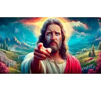 Jesus-Religion 1000 Pieces Jigsaw Puzzles for Adults Family Challenge Toys Jigsaw Puzzle Home Decors for Adults and Kids Age 12 Years Up 38x52cm/1000pcs