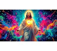 Jesus-Religion Adult Jigsaws 1000 Piece Puzzle Game Challenging Puzzles for Wall Decoration and Gifts Great Gift Idea 38x52cm/1000pcs