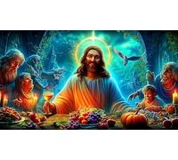 Jesus-Religion Adult Jigsaws 1000 Piece Puzzle Game Challenging Puzzles for Wall Decoration and Gifts Great Gift Idea 70x50cm/1000pcs