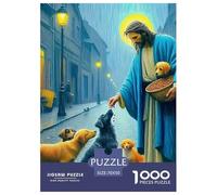 Jesus - Religion Classic Style Jigsaw Puzzle Encouraging Mindful Play, Built Around Fantasy And Presented with A Composed British Visual Flow for Lasting Appeal 70x50cm/1000pcs