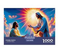 Jesus - Religion Classic Style Jigsaw Puzzle Encouraging Mindful Play, Built Around Fantasy And Presented with A Composed British Visual Flow for Lasting Appeal 52x38cm/1000pcs