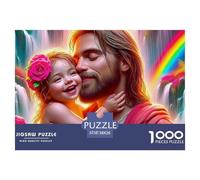 Jesus - Religion Classic Style Jigsaw Puzzle Encouraging Mindful Play, Built Around Fantasy And Presented with A Composed British Visual Flow for Lasting Appeal 38x26cm/1000pcs