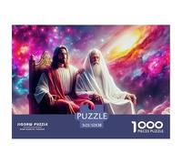 Jesus - Religion Elegant Jigsaw Puzzle Made for Unhurried Leisure Time, Presenting Fantasy with Understated British Charm And A Balanced Visual Rhythm 52x38cm/1000pcs