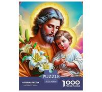 Jesus - Religion High Standard Jigsaw Puzzle Designed for Shared Indoor Recreation, Built Around Fantasy to Encourage Cooperation Attention And Satisfying Progress 70x50cm/1000pcs