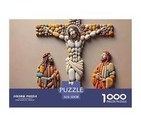 Jesus - Religion Immersive Jigsaw Puzzle Designed to Encourage Patience And Clarity, Centred Around Fantasy with A Calm And Modern British Aesthetic 52x38cm/1000pcs