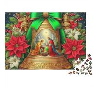 Jesus - Religion Jigsaw Puzzle for Adults Fun 300 Piece Chromatic Other Realm Toy Intellectual Game Stress Relief Toy Education Game Home Decoration Premium & Durable (300pcs (40x28cm))