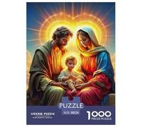 Jesus - Religion Jigsaw Puzzle Made for Balanced Mental Challenges, Presenting Fantasy through A Smooth Logical Structure That Rewards Time And Attention 38x26cm/1000pcs