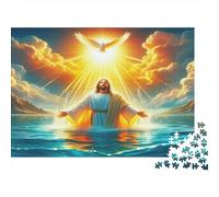 Jesus - Religion Jigsaw Puzzles 1000 Pieces Using Premium Cardboard Centenary Jigsaws for Cognitive Stimulation in Team Building Games 52x38cm/1000pcs