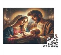 Jesus - Religion Jigsaw Puzzles 1000 Pieces with Clean Edges Centenary Jigsaws As A Concentration Training Puzzle for Decompression And Decor 52x38cm/1000pcs