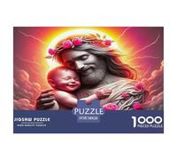 Jesus - Religion Jigsaw Puzzles for Adult Challenging Puzzles The Impossible Challenge 1000 Pieces Difficult Hard Jigsaw Puzzles for Man And Woman with Letters on Back 38x26cm/1000pcs