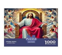 Jesus - Religion Jigsaw Puzzles for Adults Kids 1000 Pieces Impossible Challenge Toy Educational Games Home Wall Art Extreme Difficulty Gift Set Relaxation 70x50cm/1000pcs