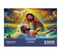 Jesus - Religion Jigsaw Puzzles for Adults The Impossible Challenge 1000 Piece Difficult Hard Jigsaw Puzzles for Man And Woman with Letters on Back 70x50cm/1000pcs