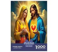 Jesus - Religion Jigsaw Puzzles Great Gift for Adults 1000 Piece Challenging Games Home Decoration God Jigsaw Puzzle for Adults And Kids 70x50cm/1000pcs