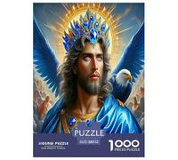 Jesus - Religion Jigsaw Puzzles Great Gift for Adults 1000 Piece Educational Games Home Decoration God Jigsaw Puzzle for Women Men Adult 52x38cm/1000pcs