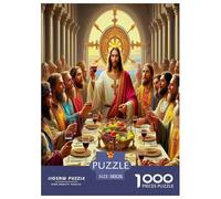 Jesus - Religion Jigsaw Puzzles Great Gift for Adults 1000 Piece Fun Challenging Home Decoration Brainteasing God Jigsaw Puzzle for Adults 38x26cm/1000pcs