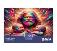 Jesus - Religion Jigsaw Puzzles Great Gift for Adults 1000 Piece Fun Challenging Home Decoration Brainteasing God Jigsaw Puzzle for Adults 70x50cm/1000pcs