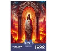 Jesus - Religion Jigsaw Puzzles Puzzle for Adults Kids. 1000 Piece Hope and Love Whimsical Challenge Toy Educational Game Home Decoration for Educational Games Gifts 70x50cm/1000pcs